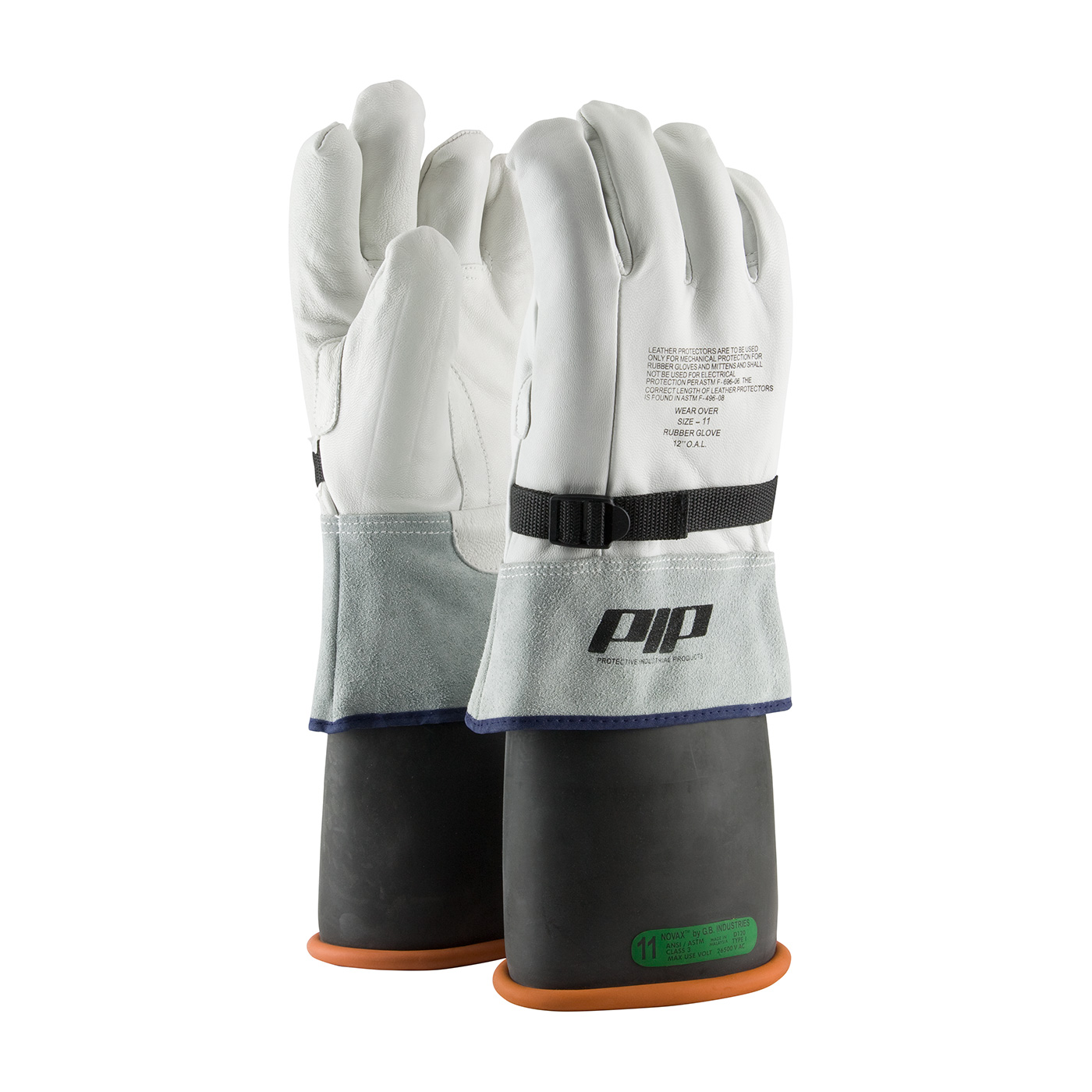 PIP® Top Grain Goatskin Leather Protector for Novax Gloves - Spill Control